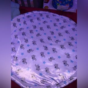 Elephant Circle Tummy Time Mat